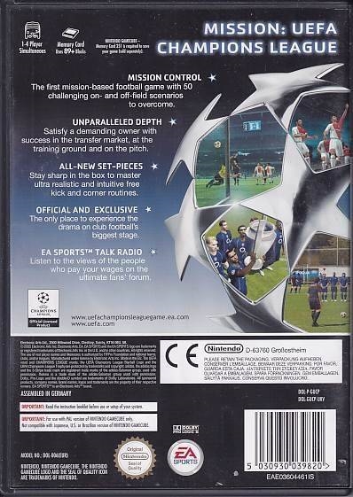 UEFA Champions League 2004-2005 - Nintendo GameCube (B Grade) (Genbrug)